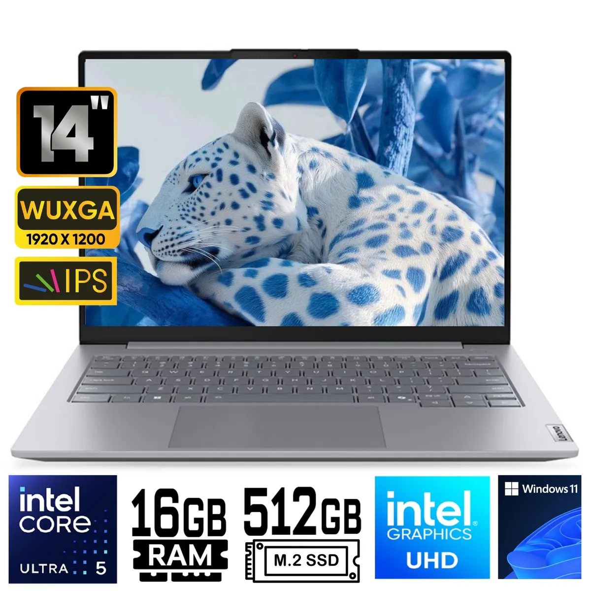 LENOVO - Laptop Lenovo ThinkBook 14 G8 IAL Intel Core Ultra 5 120U Ram 16GB SSD 512GB 14" WUXGA Windows 11
