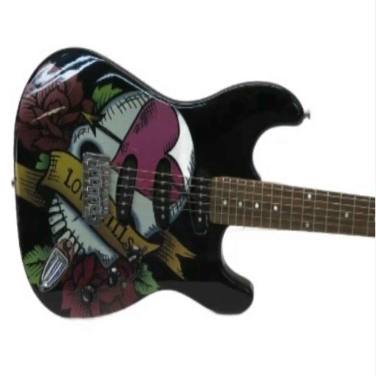 GENERICO - KIT DE GUITARRA ELECTRICA CON DISEÑO CON AMPLIFICADOR