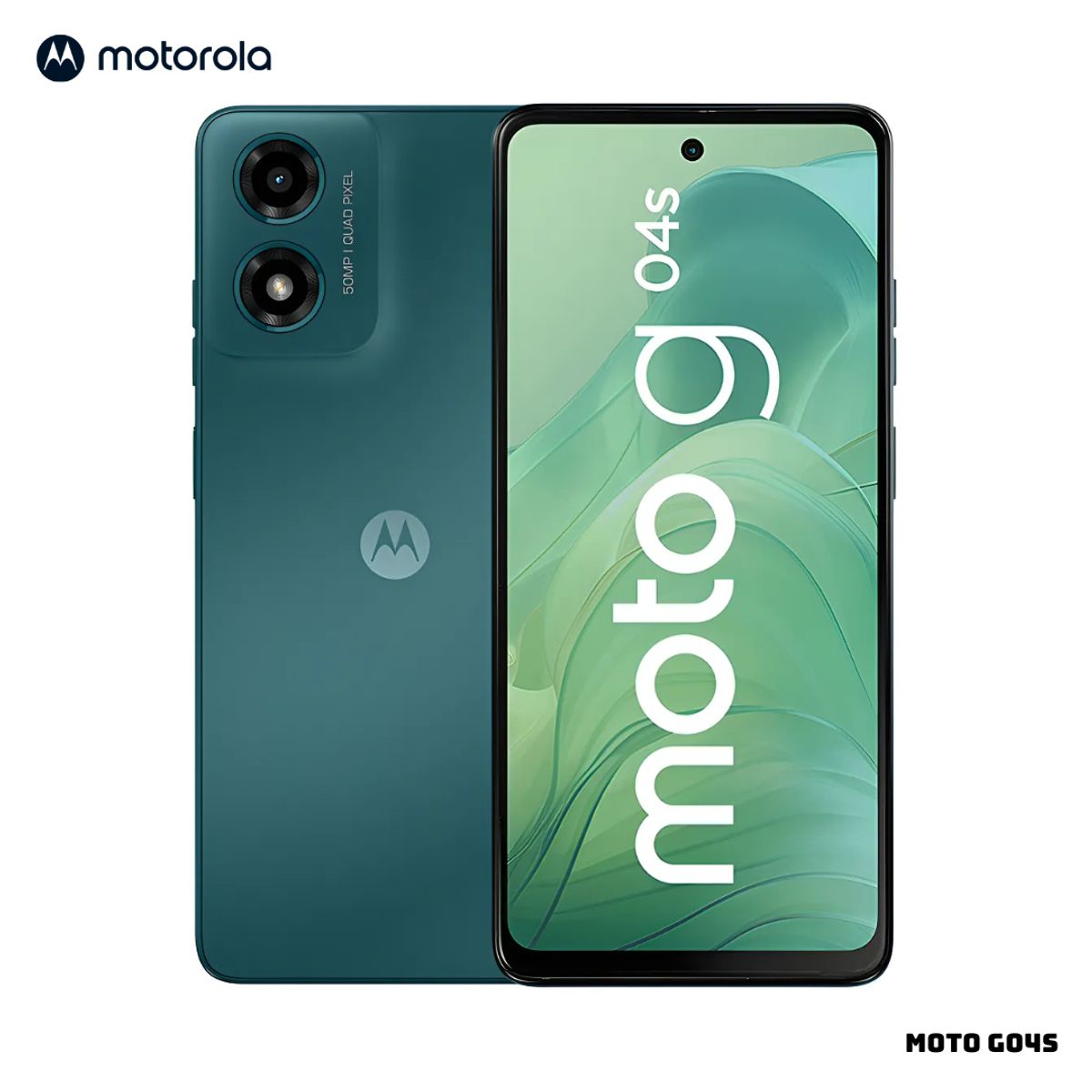 MOTOROLA - CELULAR MOTOROLA MOTO G04s 4GB RAM 128GB ROM - VERDE AURORA
