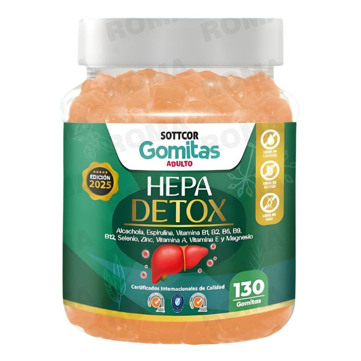 GENERICO - GOMITAS HEPA DETOX 130UND SOTTCORLABS