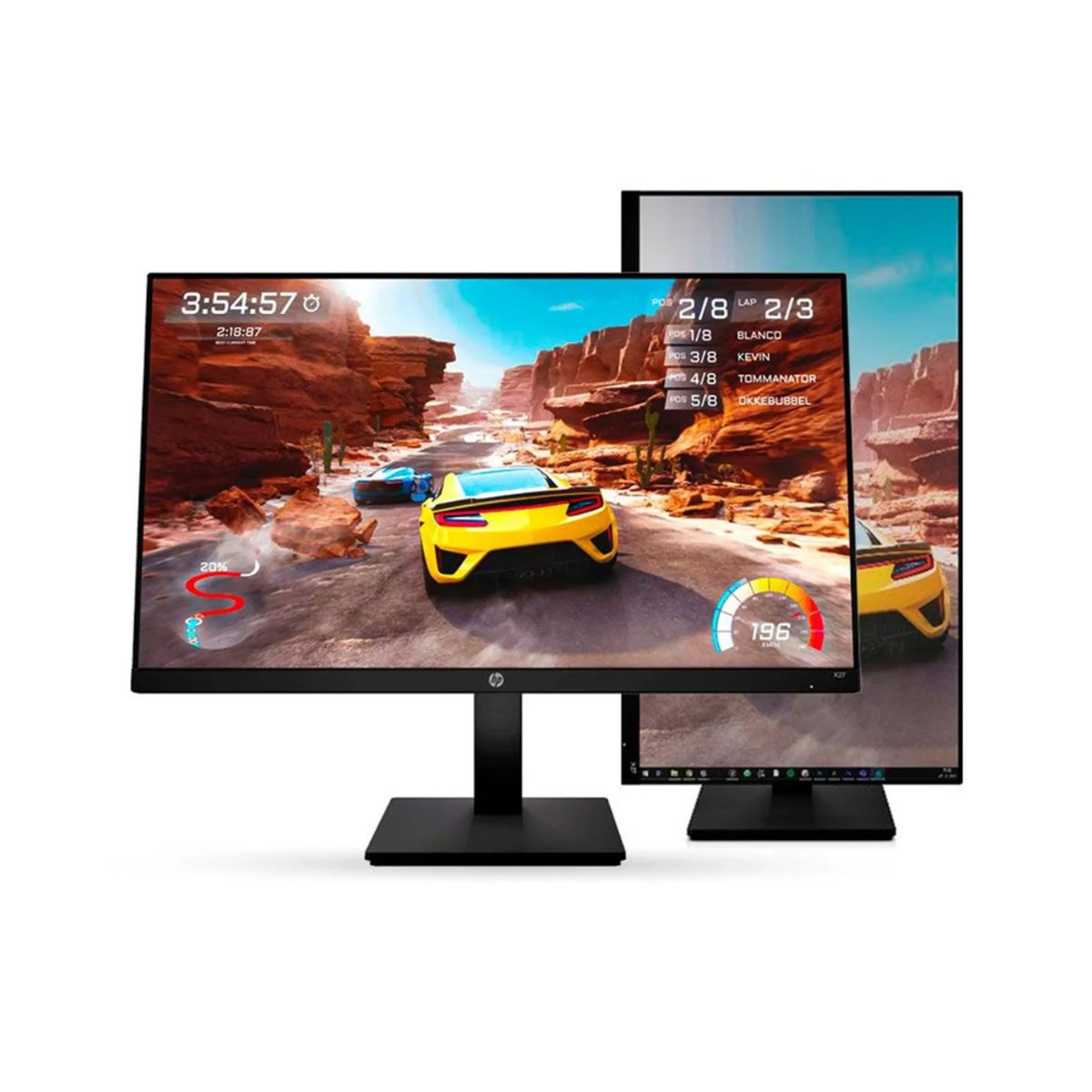 HP - Monitor Gamer HP X27 IPS Full HD 165Hz 1ms Plano 27 FHD PIVOT