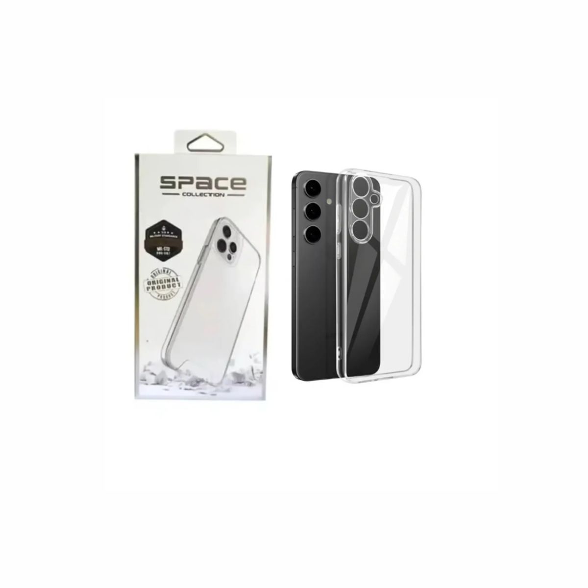 SPACE - CASE SPACE TRASPARENTE PARA SAMSUNG s24 FE
