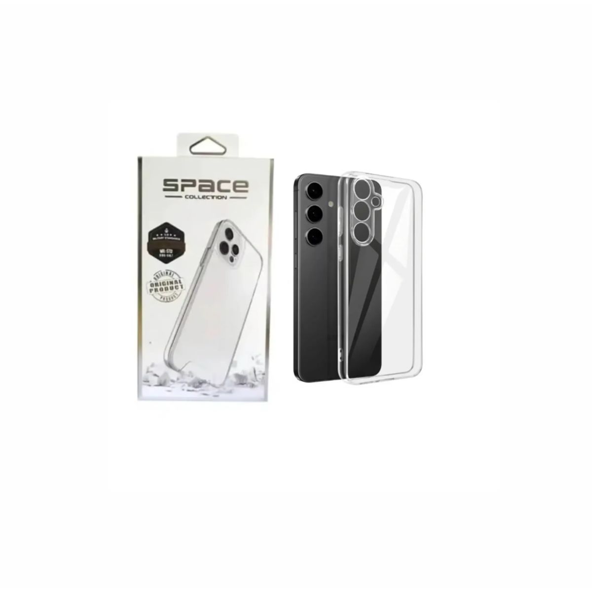 SPACE - CASE SPACE TRASPARENTE PARA SAMSUNG s24 FE