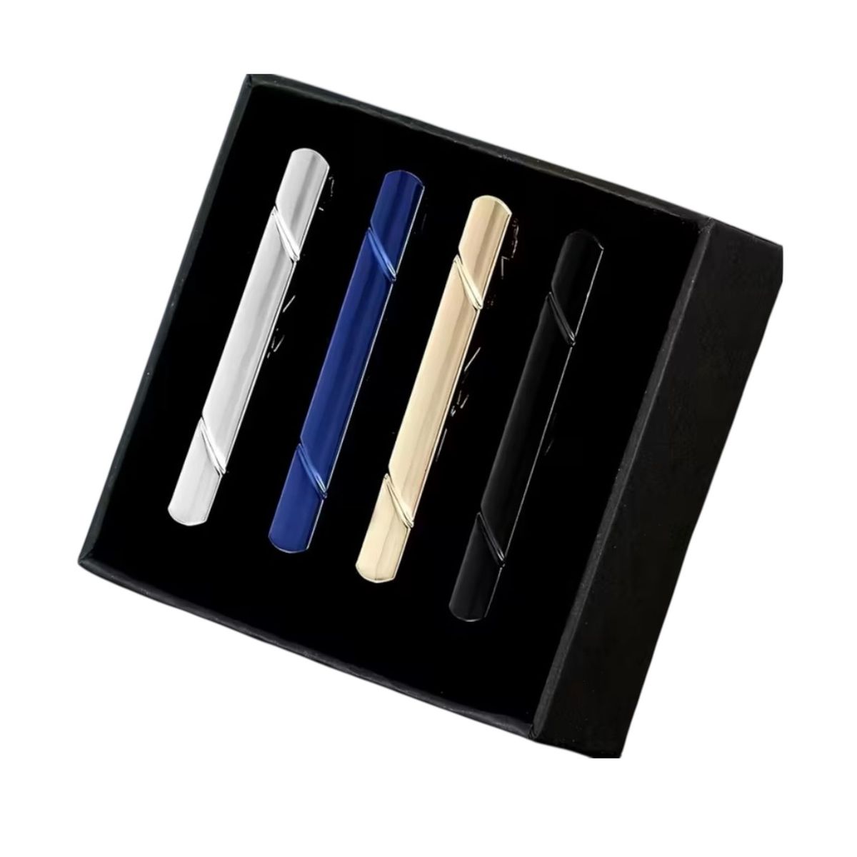 GENERICO - SET 4 PISA CORBATAS COLORES CAJA DE REGALO