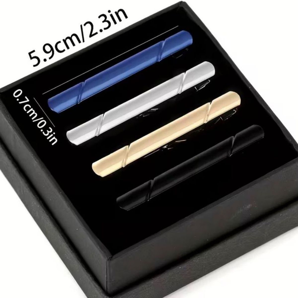 GENERICO - SET 4 PISA CORBATAS COLORES CAJA DE REGALO