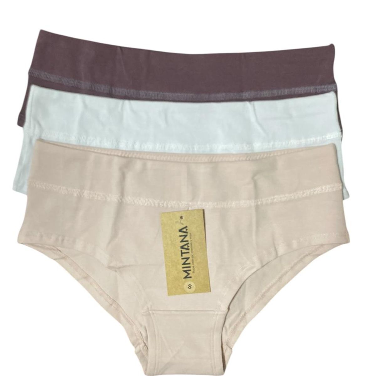 MINTANA - PACK 3 HIKINI ALGODON MUJER ROS