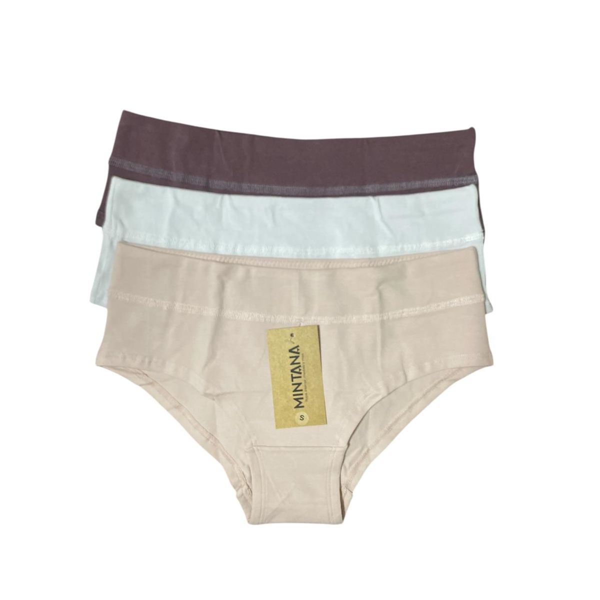 MINTANA - PACK 3 HIKINI ALGODON MUJER ROS