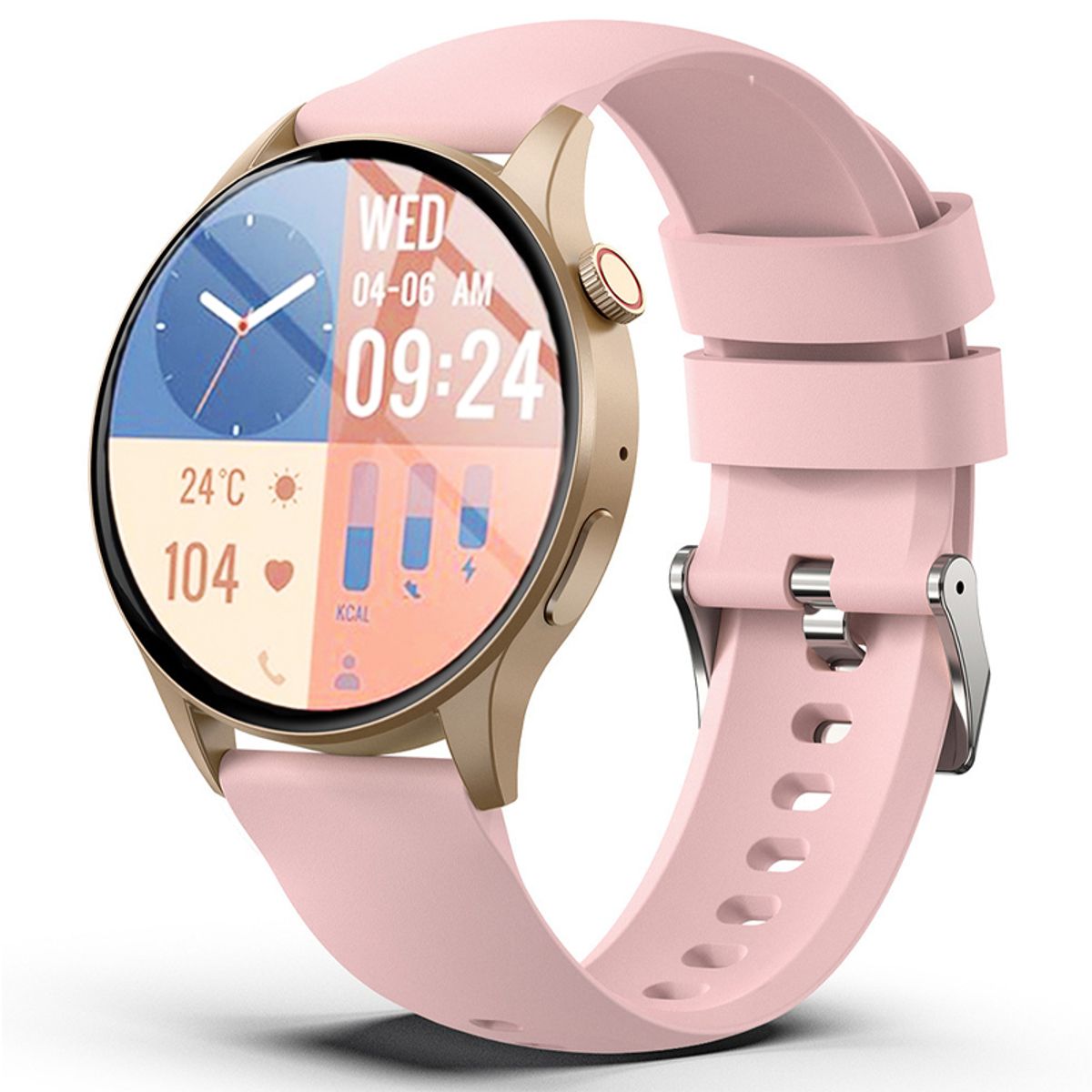 TOUMI - Smartwatch Toumi Y80 PRO Amoled 143 Rosa Bluetooth Ip68