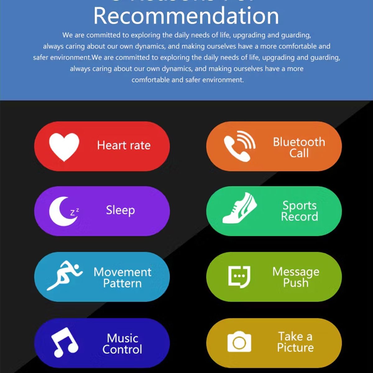 TOUMI - Smartwatch Toumi Y80 PRO Amoled 143 Negro Bluetooth Ip68