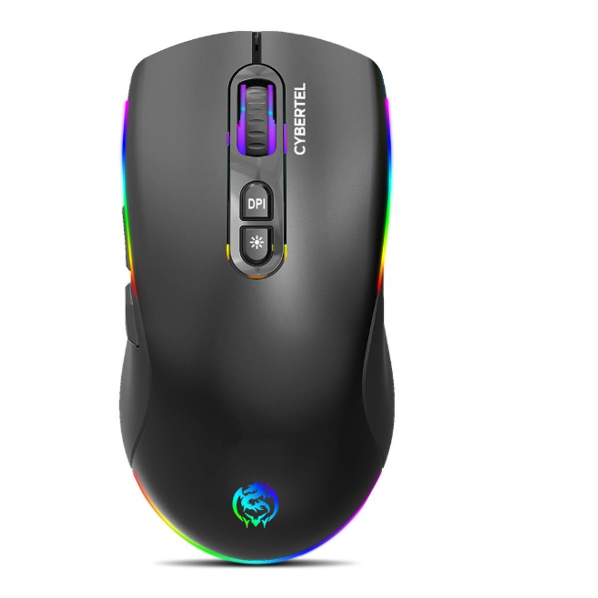 CYBERTEL - Mouse Gamer RGB 7B 06400DPI Cybertel  Dynasty 3 CBX M609-3m