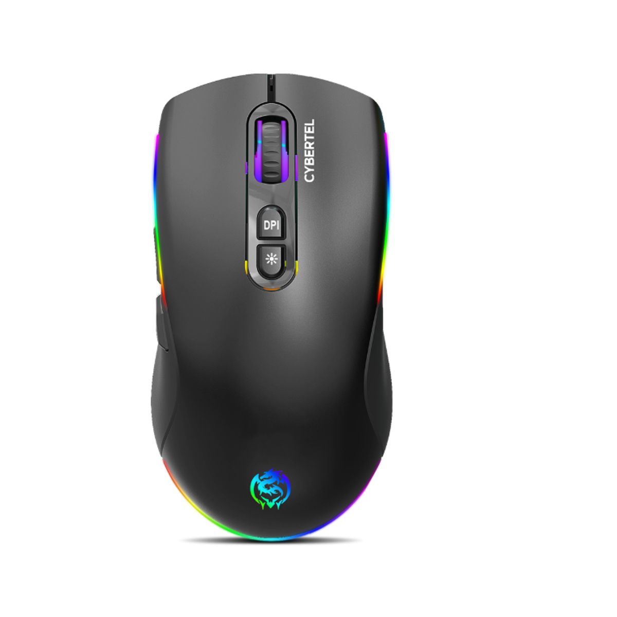 CYBERTEL - Mouse Gamer RGB 7B 06400DPI Cybertel  Dynasty 3 CBX M609-3m