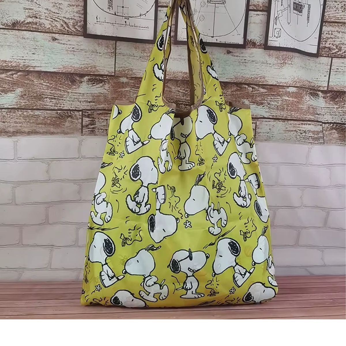 SNOOPY - Bolsa Ecológica Snoopy - Plegable Portátil e Impermeable