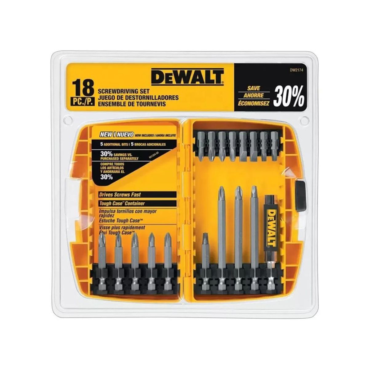 BLACK+DECKER - Atornillador De Impacto Inalámbrico 20v Max + Set 16 Piezas Naranja 50 Hz / 60 Hz