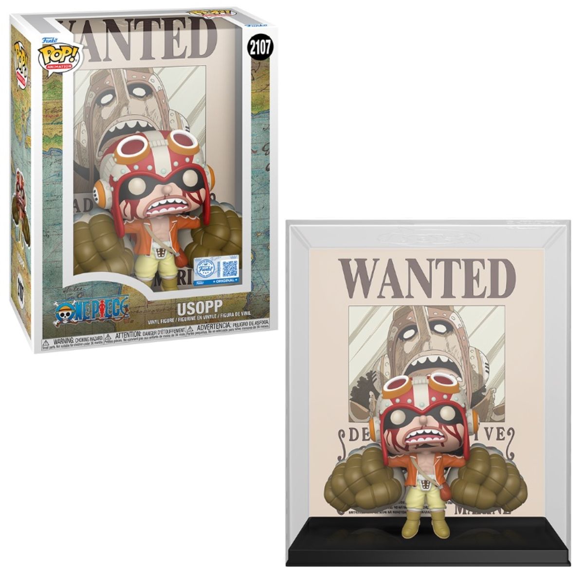 FUNKO - Funko Pop Cover One Piece - Dios Usopp exclusivo Funko 2107