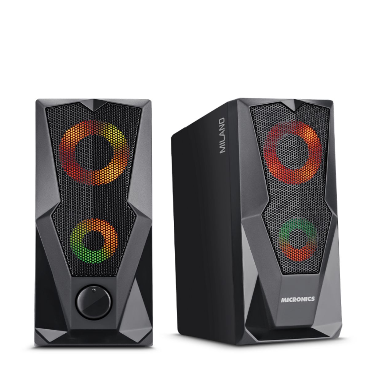 Parlante para PC Conexion Usb RGB Negro Micronics Milano MIC S310U, marca MICRONICS - Foto Principal