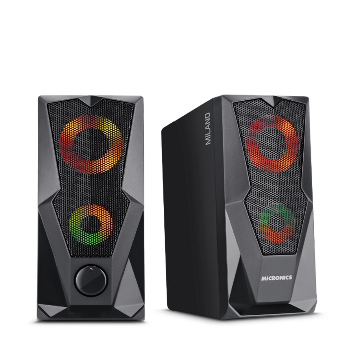 Parlante para PC Conexion Usb RGB Negro Micronics Milano MIC S310U, marca MICRONICS - Foto Principal
