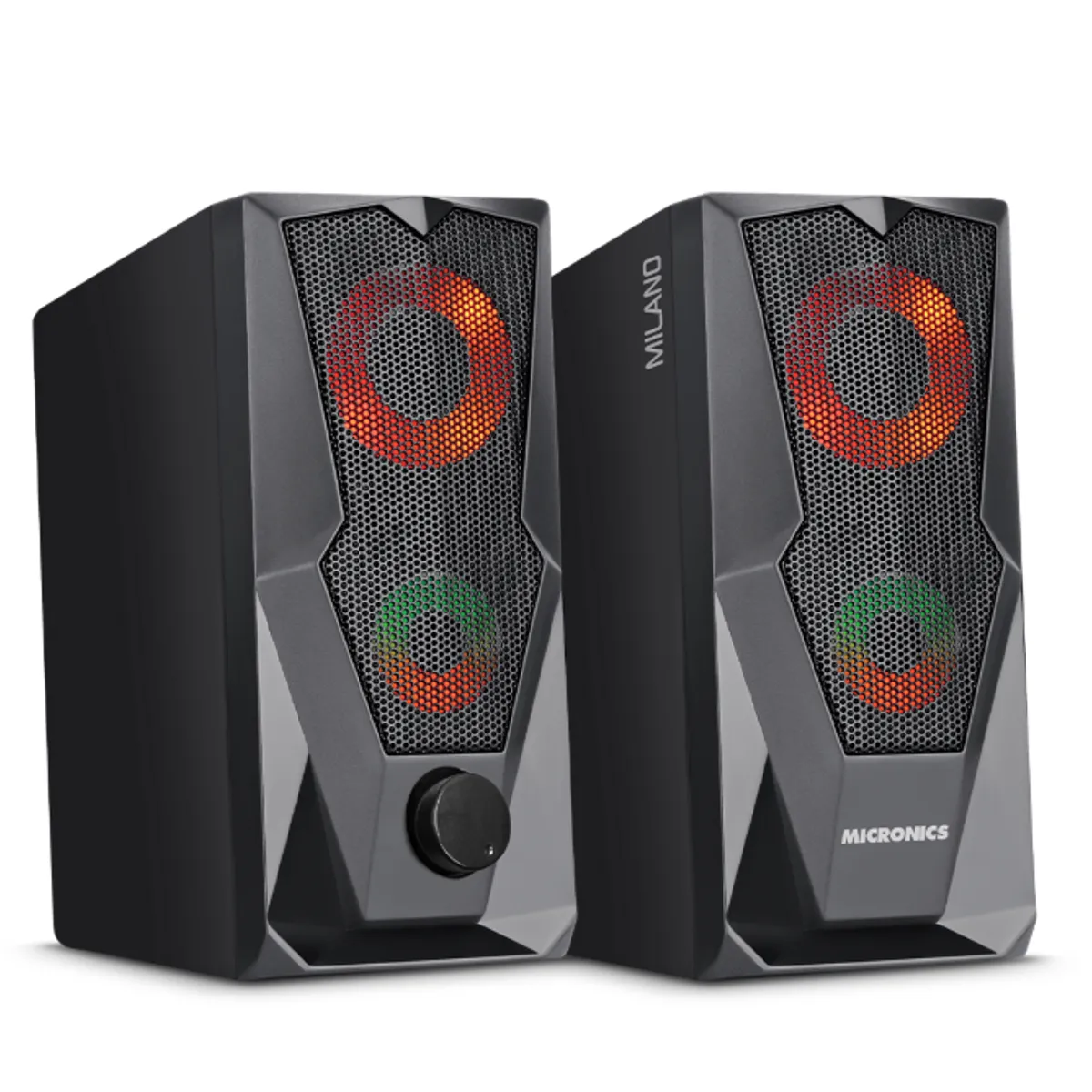 Parlante para PC Conexion Usb RGB Negro Micronics Milano MIC S310U, marca MICRONICS - Foto 2