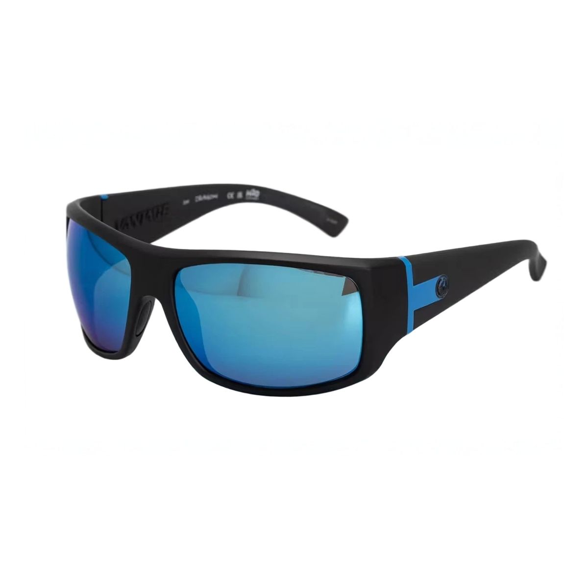 DRAGON - Lentes de Sol DRAGON DR VANTAGE LL H2O POLAR MATTE BLACK BLUE ION