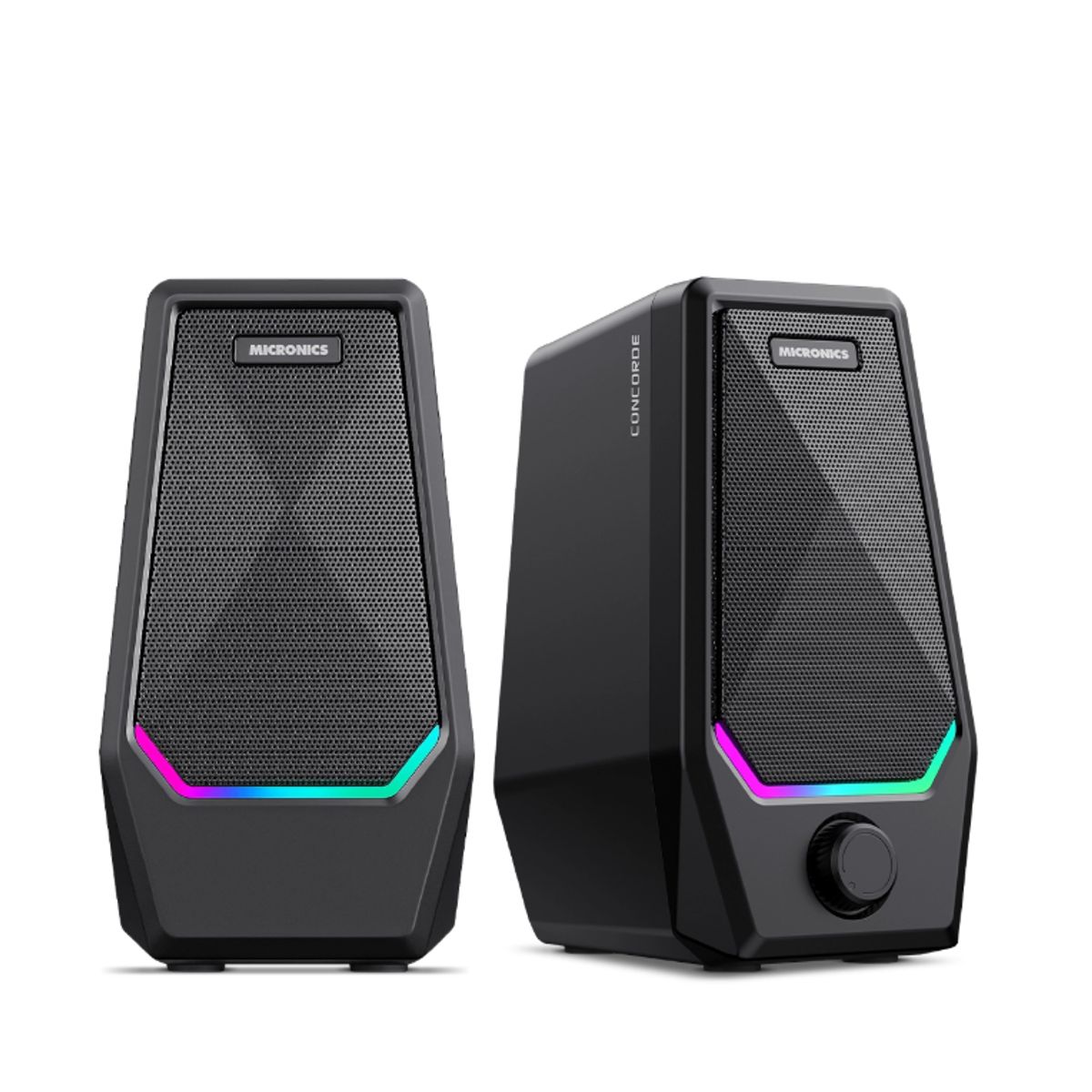MICRONICS - Parlante para PC RGB Negro Micronics Concorde MIC S300