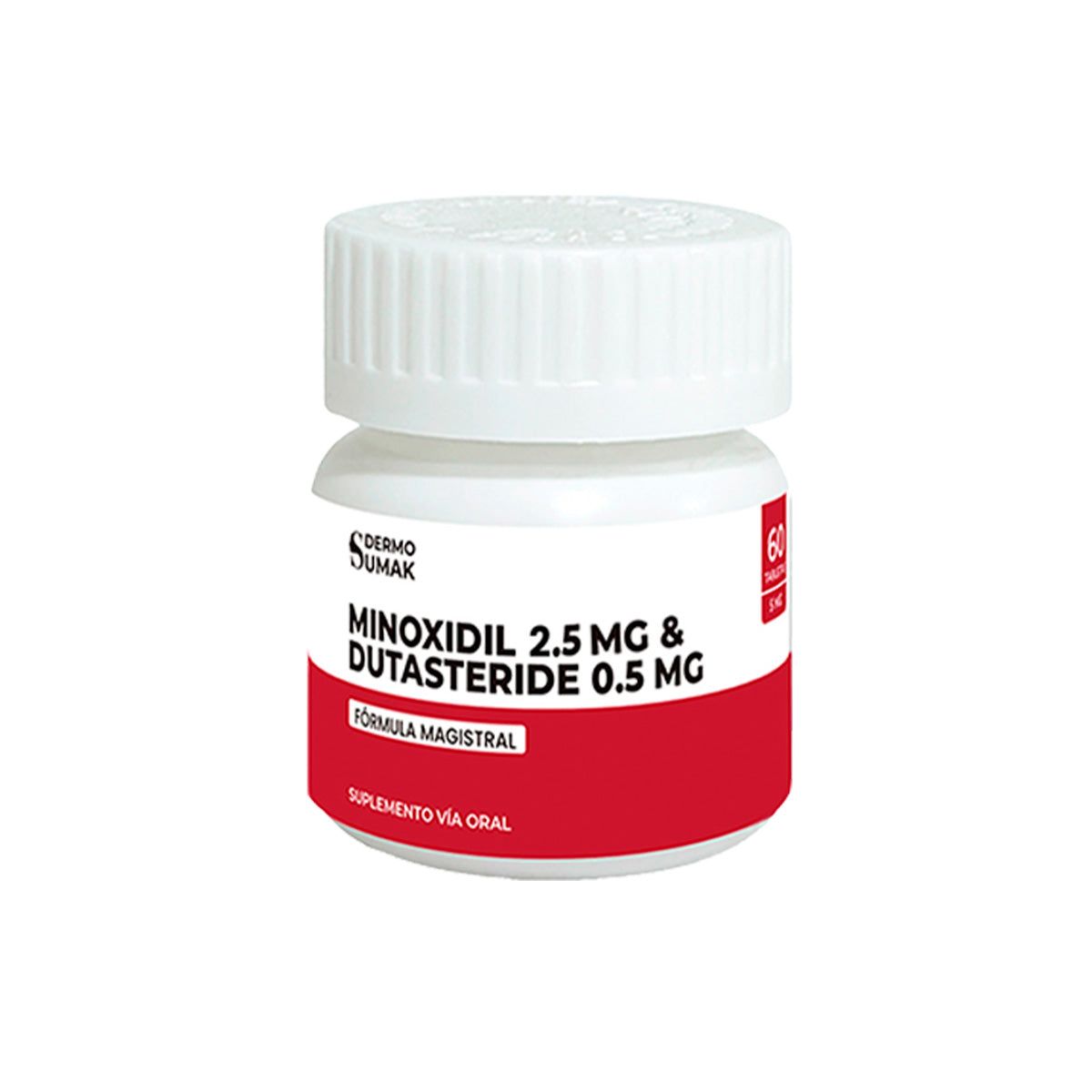 GENERICO - Minoxidil 25 Mg & Dutasteride 05 Mg X 60 Caps Dermo Sumak