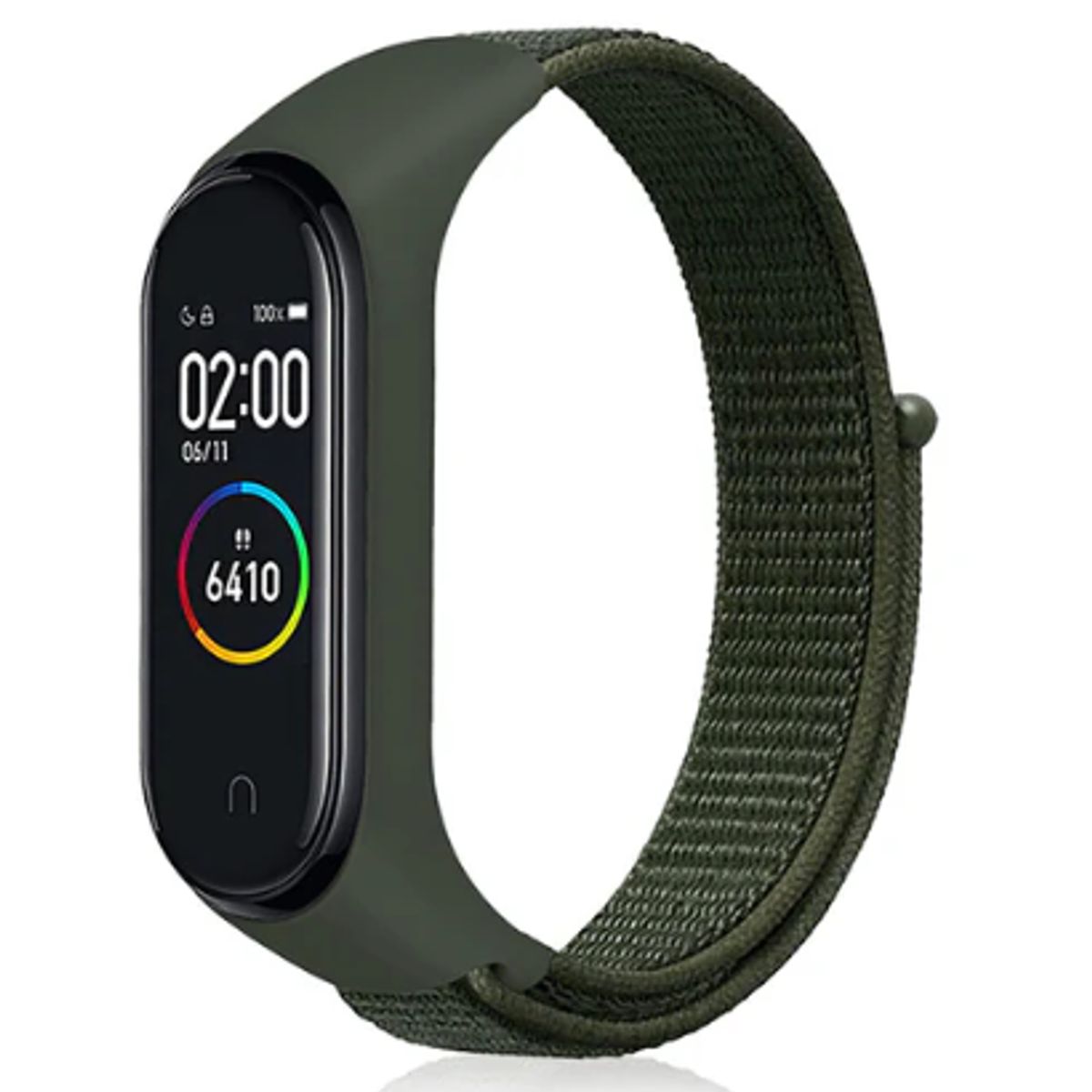 GENERICO - Correa de Nylon para Xiaomi Band 5 - Verde Cactus
