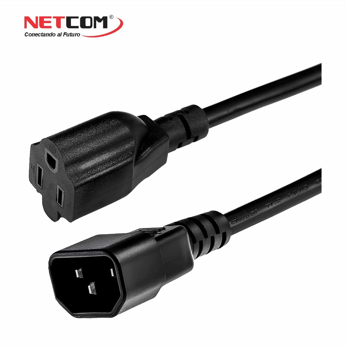 GENERICO - CABLE PODER C14 a NEMA 5-15R de 1.80 METROS