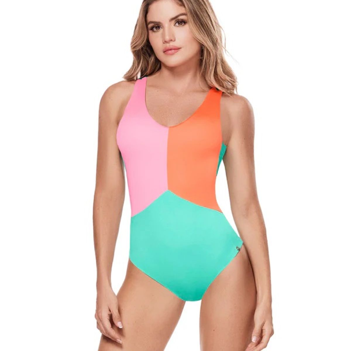 CHAMELA - Ropa de baño entero mujer con control de abdomen 45645