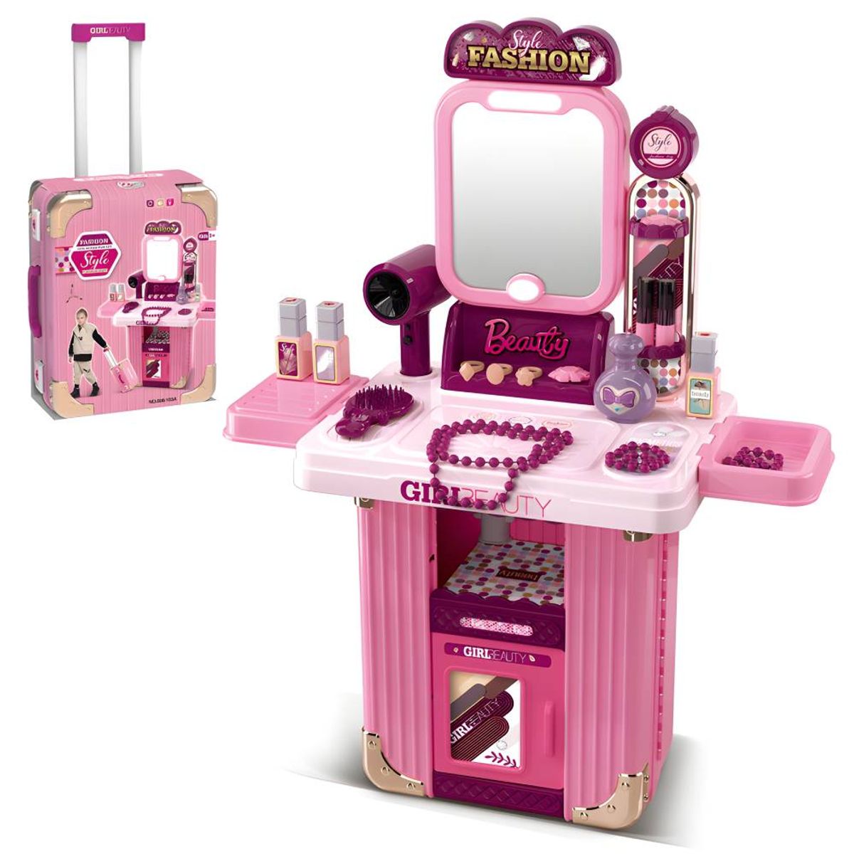 GENERICO - Set de Maquillaje con Maleta y Accesorios para Niñas