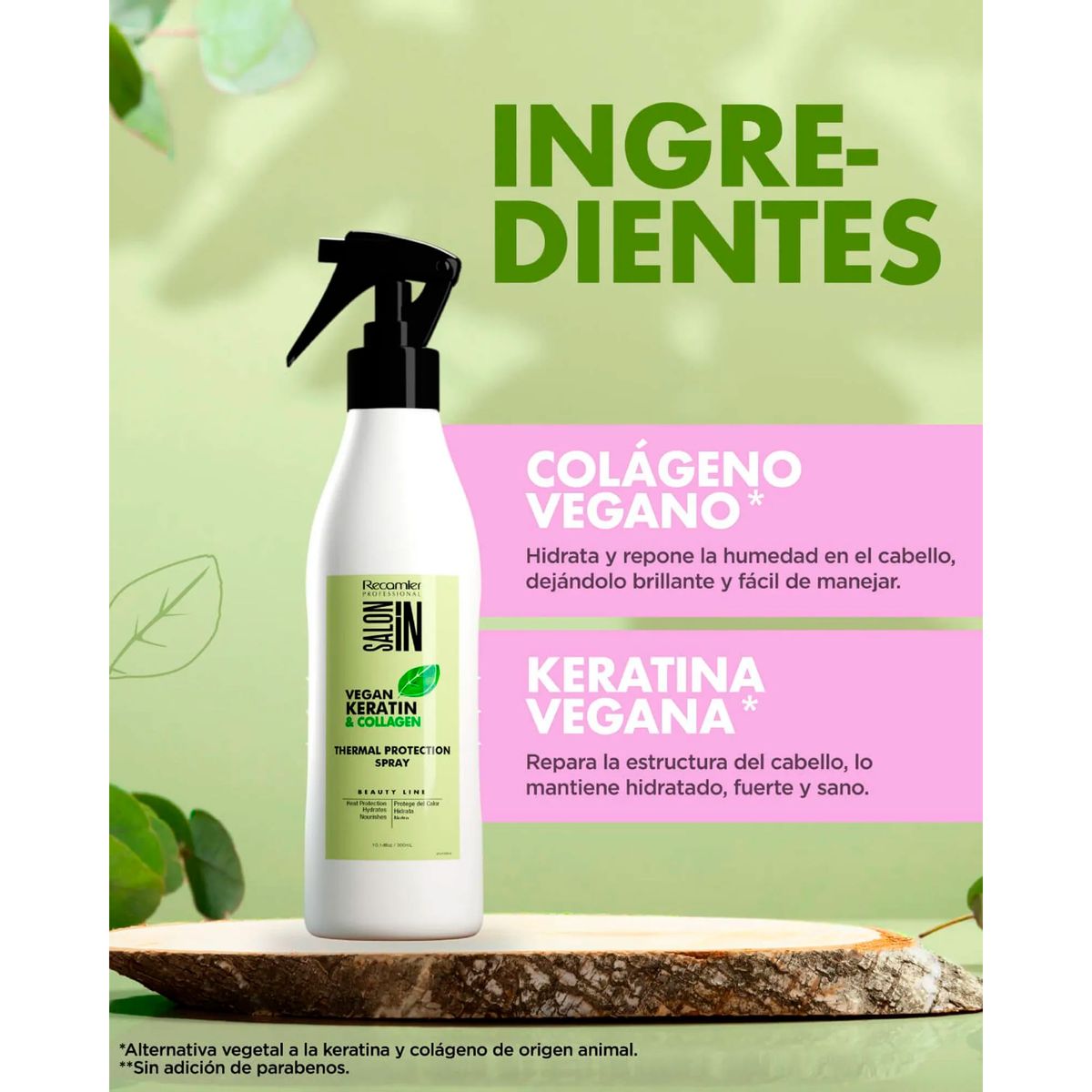 SALON IN - Termo Protector Vegan Keratin Collagen SALON IN 300ml