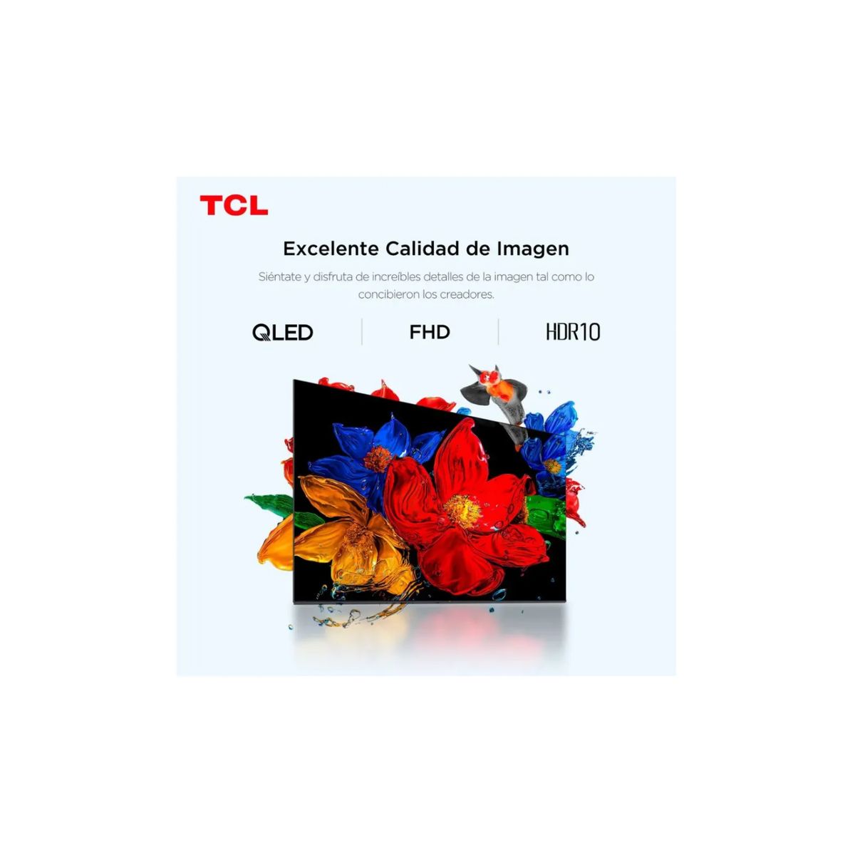 TCL - Televisor TCL QLED 32 FHD Google Tv 32S5K + Antena Digital