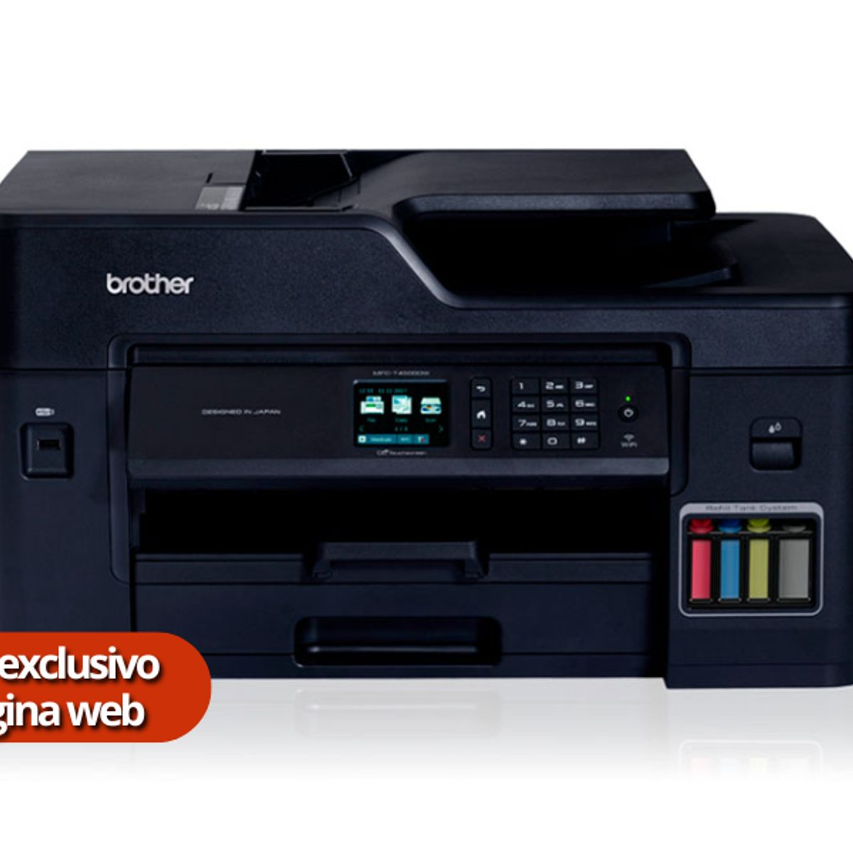 BROTHER - Impresora Brother MFC-T4500DW A3 Duplex Multifunción Wifi