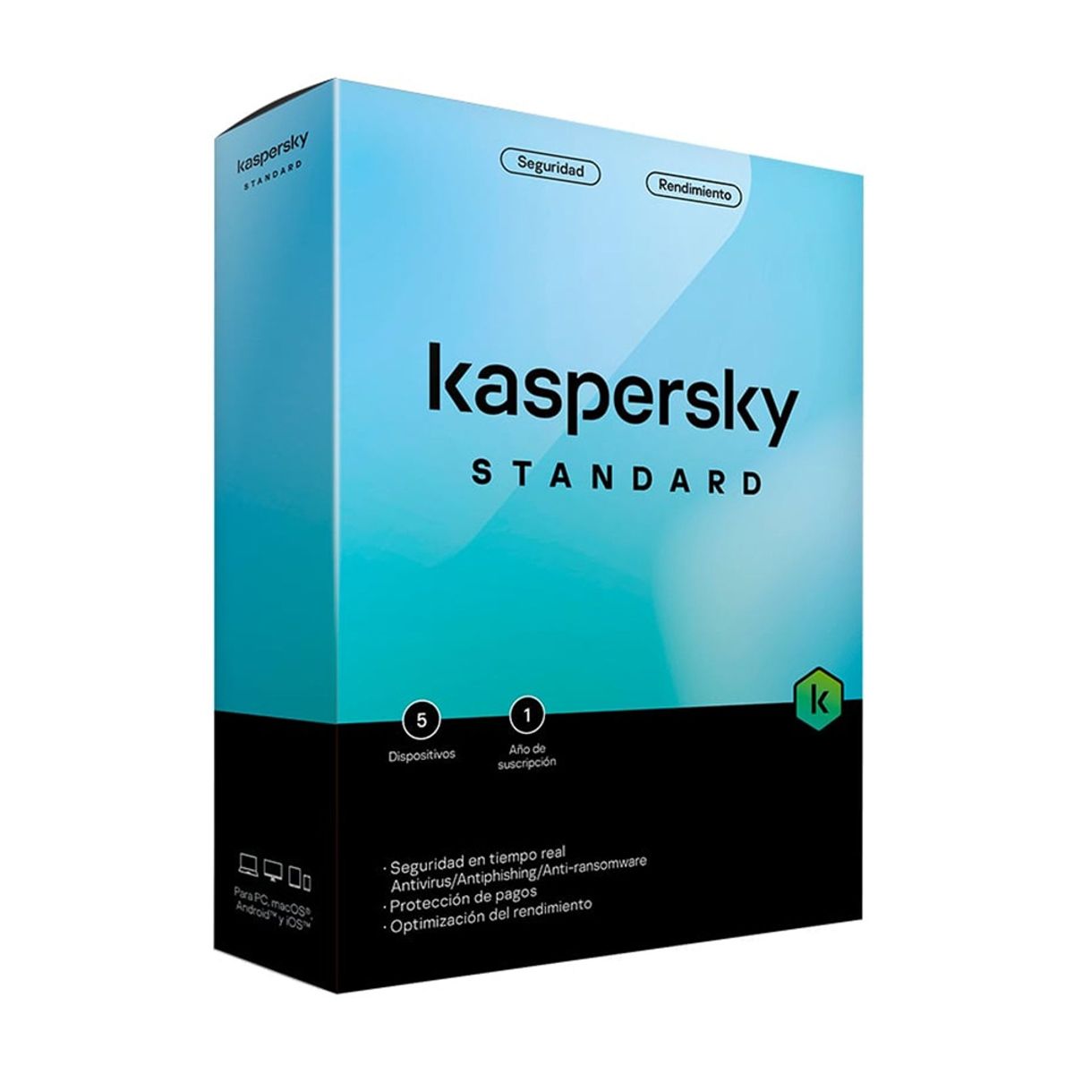 KASPERSKY - Antivirus Kaspersky Standar 5Pc 1 Año