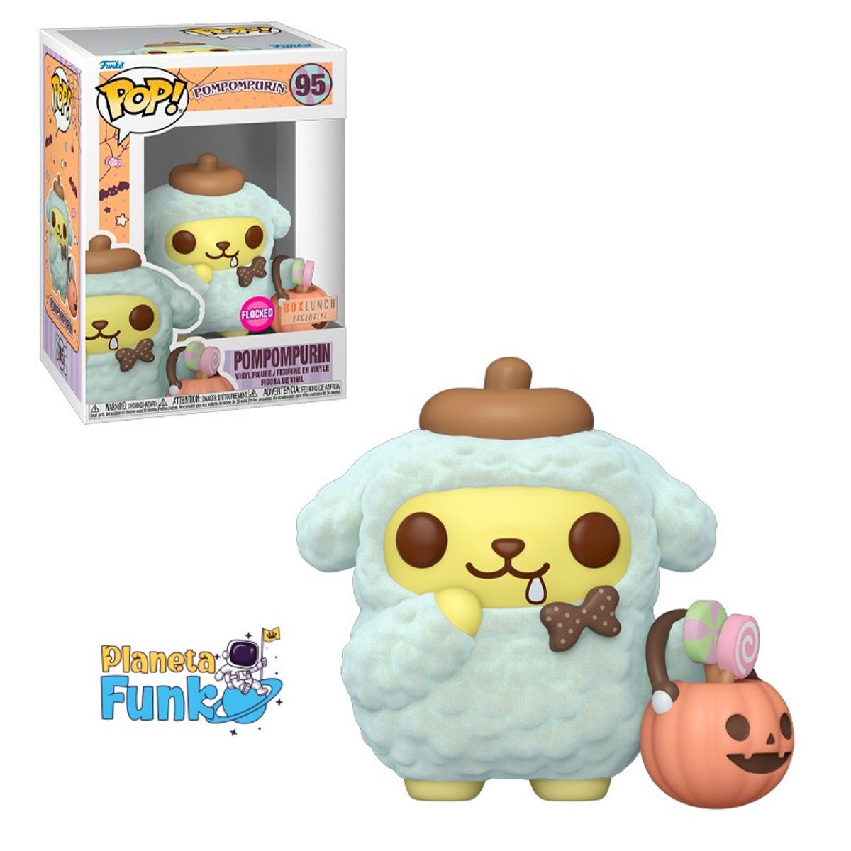 FUNKO - POMPOMPURIN FUNKO POP EXCLUSIVO 95 FLOCKED