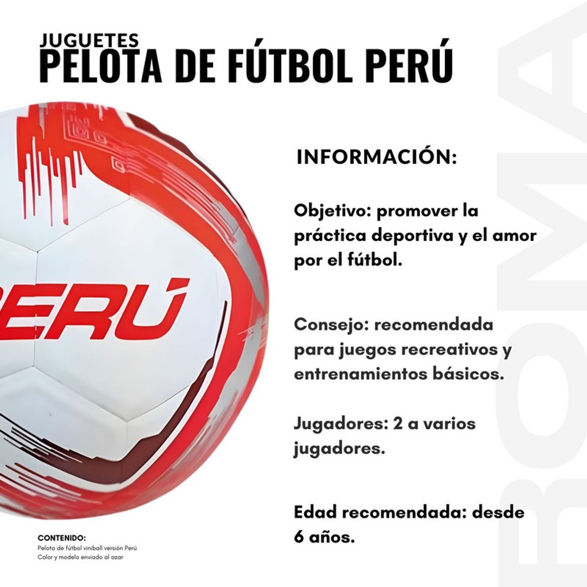 GENERICO - PELOTA DE FUTBOL PERÚ