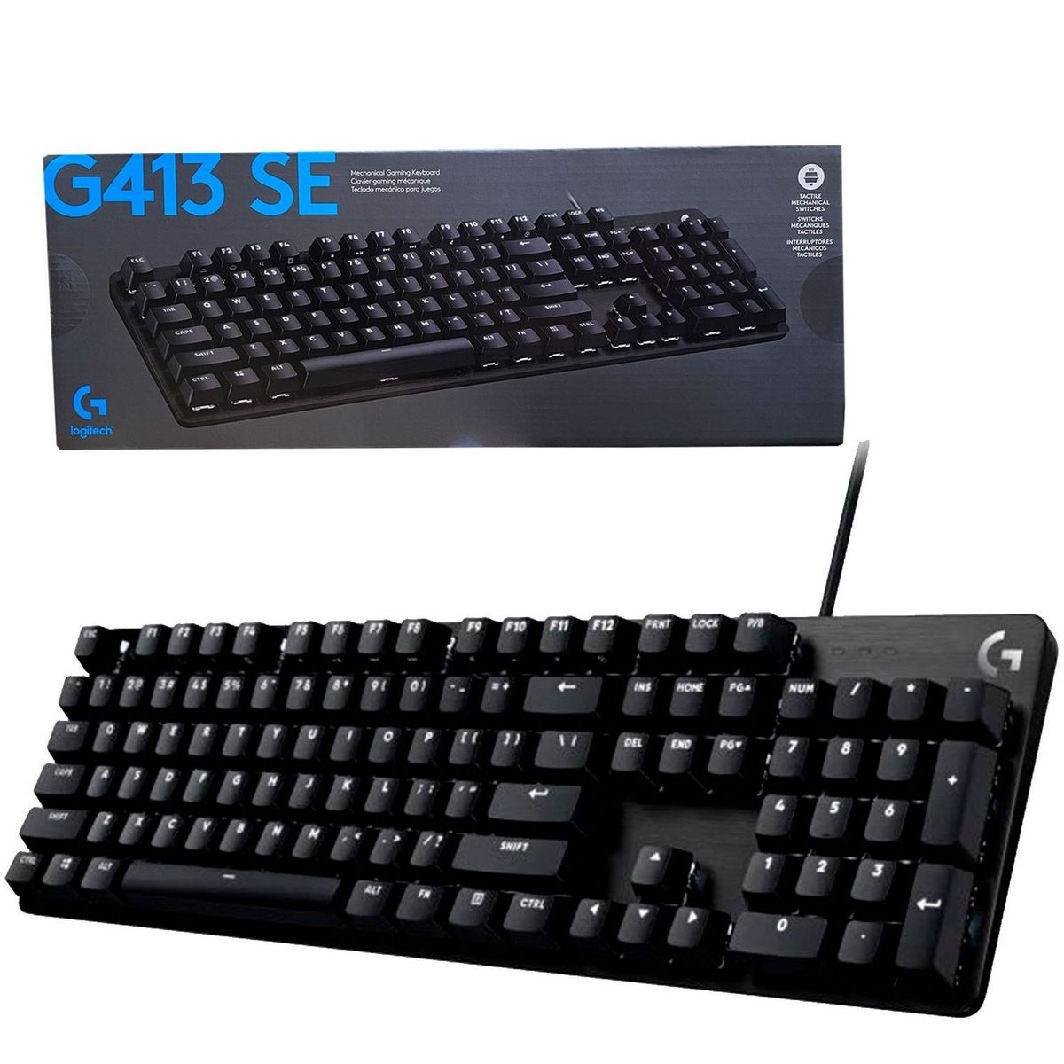 LOGITECH - TECLADO LOGITECH G413 SE MECANICO SWITCHES TACTILE