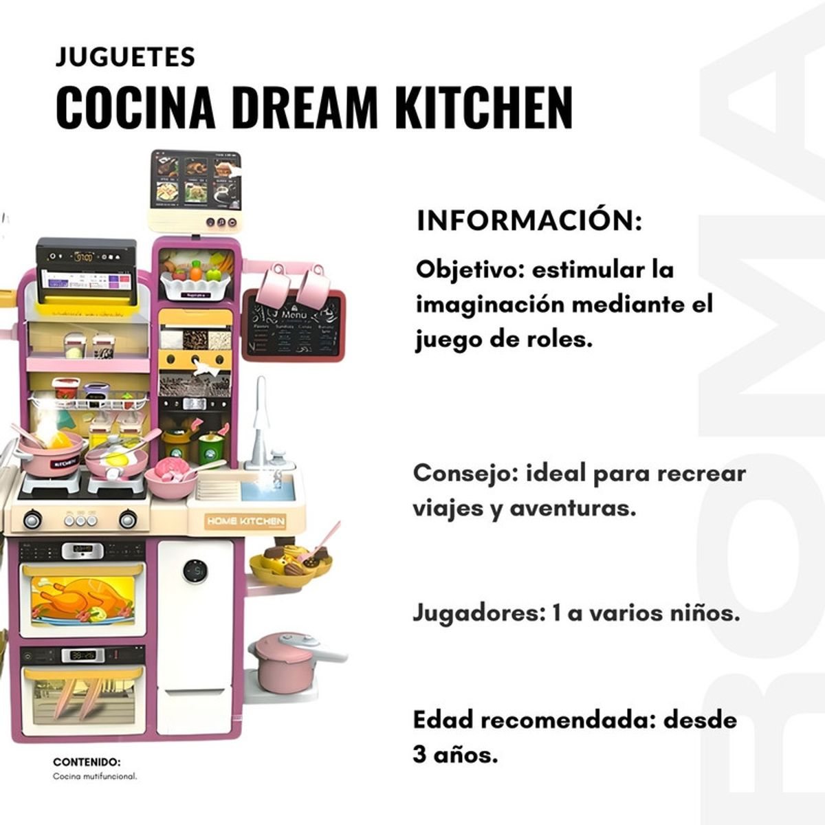 GENERICO - JUGUETE COCINA DREAM KITCHEN