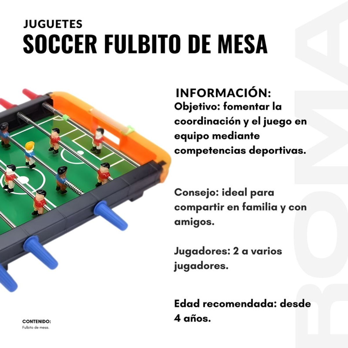 GENERICO - JUGUETE SOCCER FULBITO DE MESA