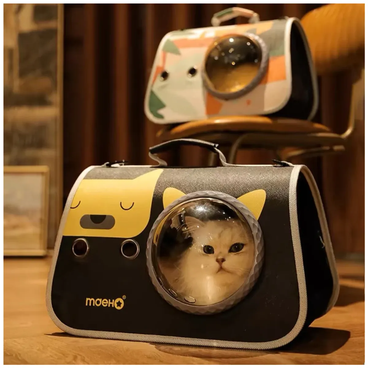 INSPIRA MARKET - Bolso Transportador para Mascotas Multicolor