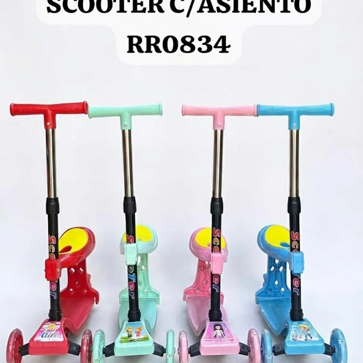 GENERICO - Scooter Para Niños Con Asiento