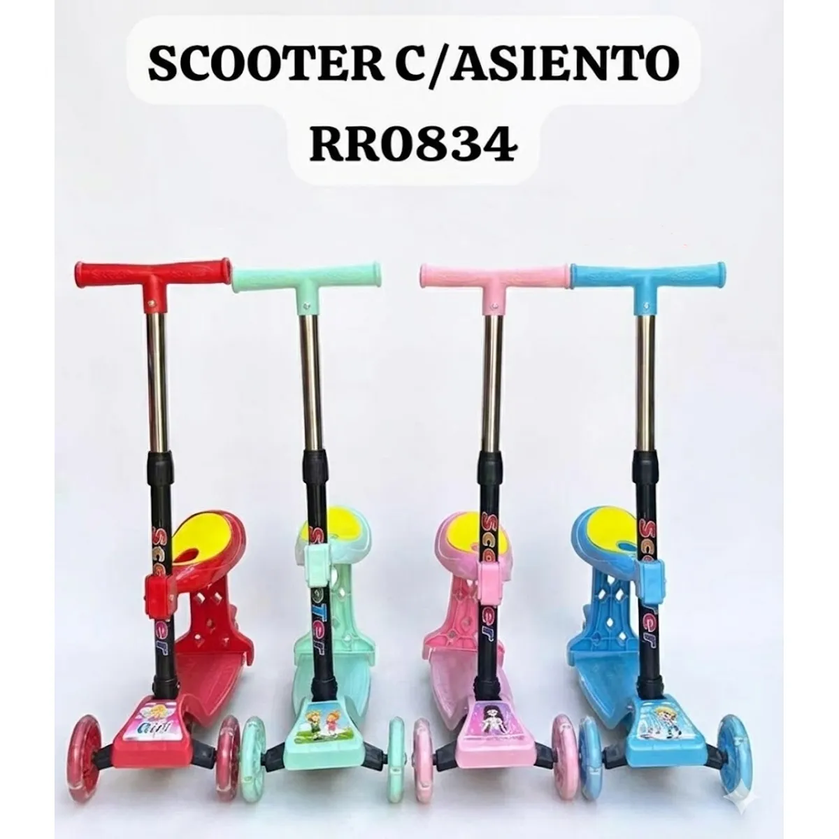 GENERICO - Scooter Para Niños Con Asiento