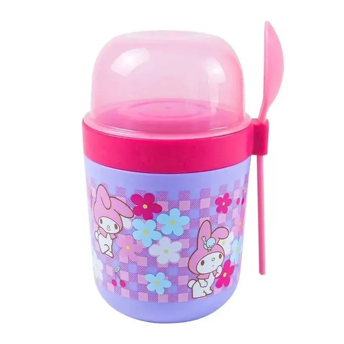 VASO YOGURT CON CUBIERTO MY MELODY SCOOL, marca SCOOL - Foto Principal