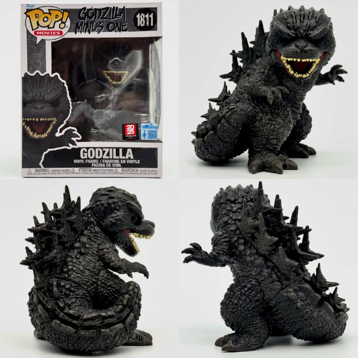 FUNKO - FUNKO POP GODZILLA 6 PULGADAS MINUS ONE 1811 EXCLUSIVO ANIMATION EXPO