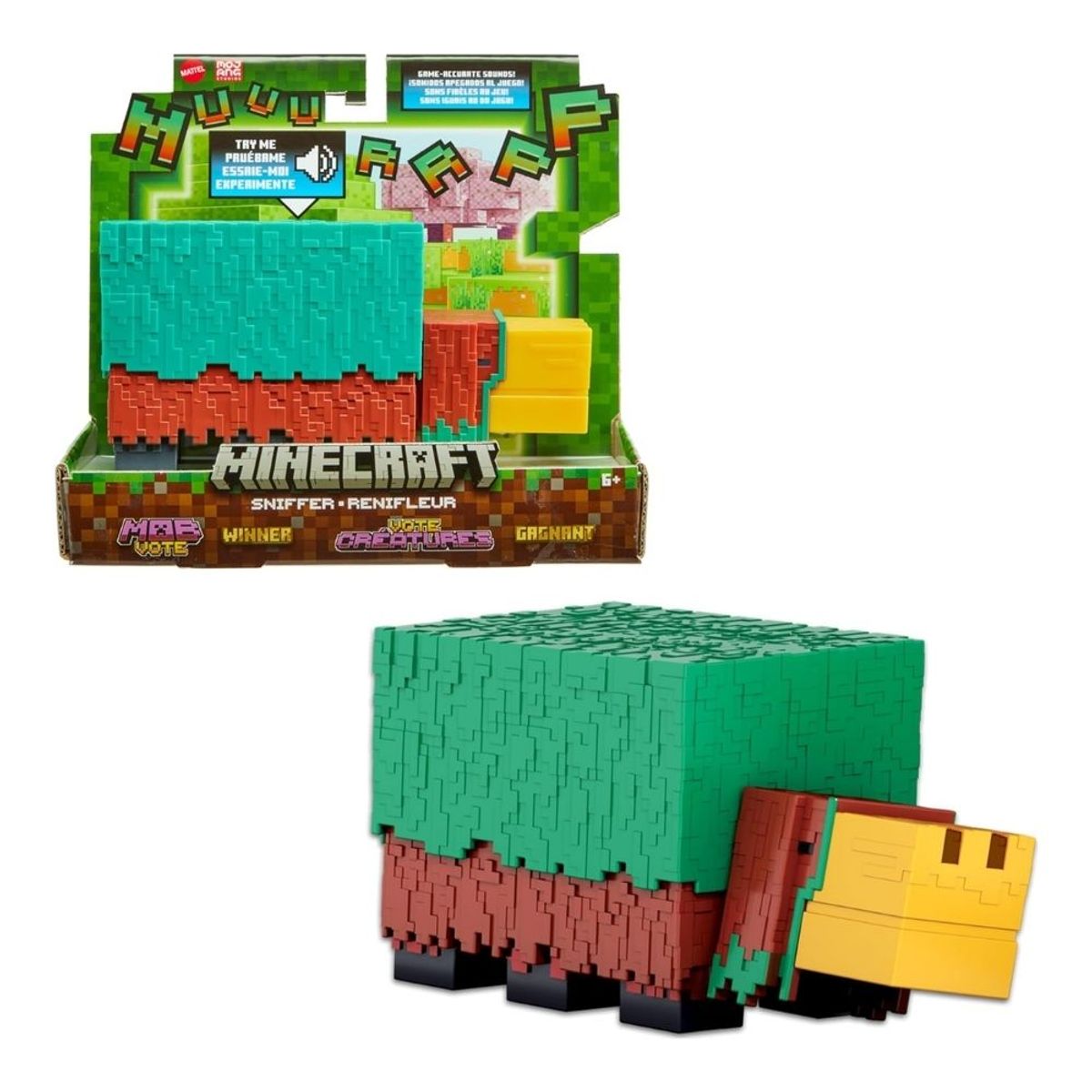 MINECRAFT - MINECRAFT FIGURA DE ACCIÓN VANILLA SNIFFER DE 325