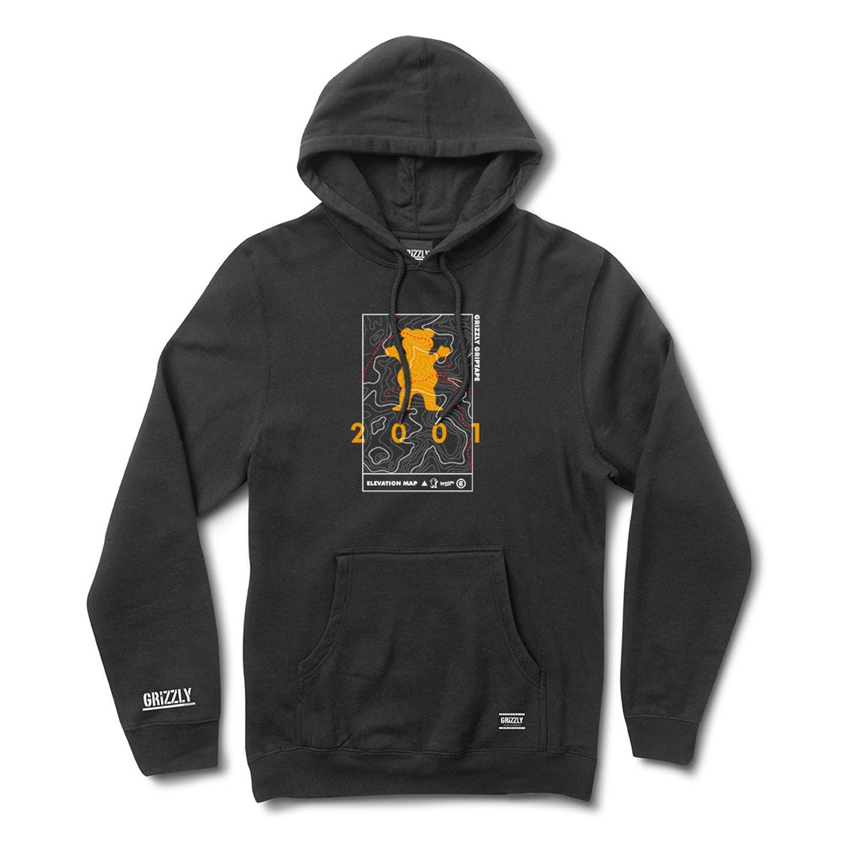 GRIZZLY GRIPTAPE - POLERAS HOODIE GRIZZLY GRIPTAPE TERRAIN TARMAC