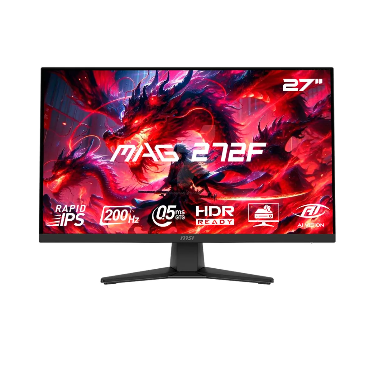 Msi - Monitor Gaming MSI MAG 272F de 27 FHD IPS 200 Hz y 05 ms Conexion