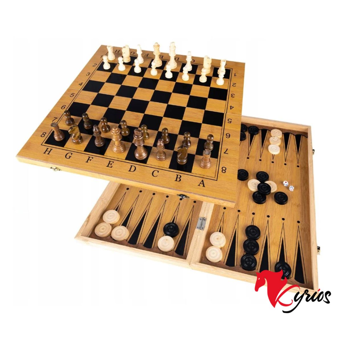 NO LOGO - Juego De Ajedrez De Madera De 40 CM