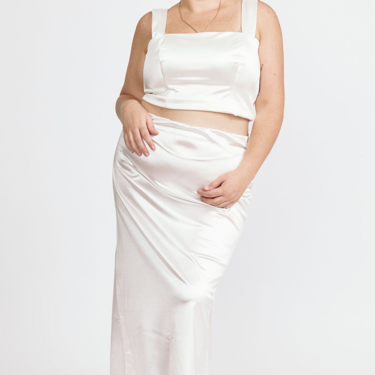 MISS LADY - Corset de Satin Mujer