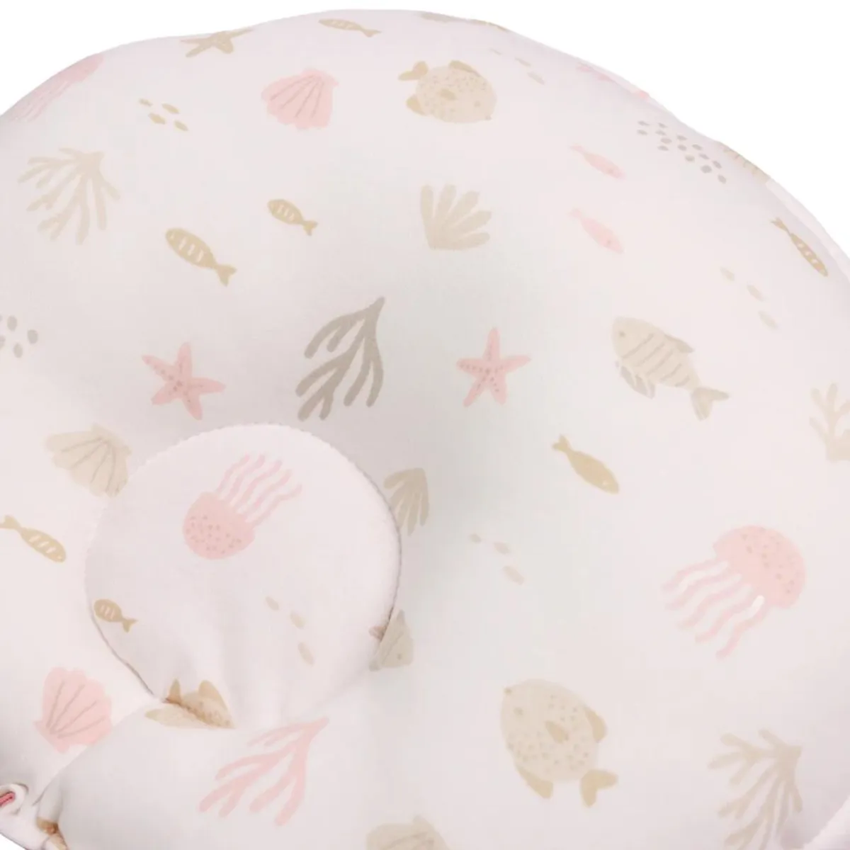 INFANTI - Almohada Anti Cabeza Plana Rosa Infanti