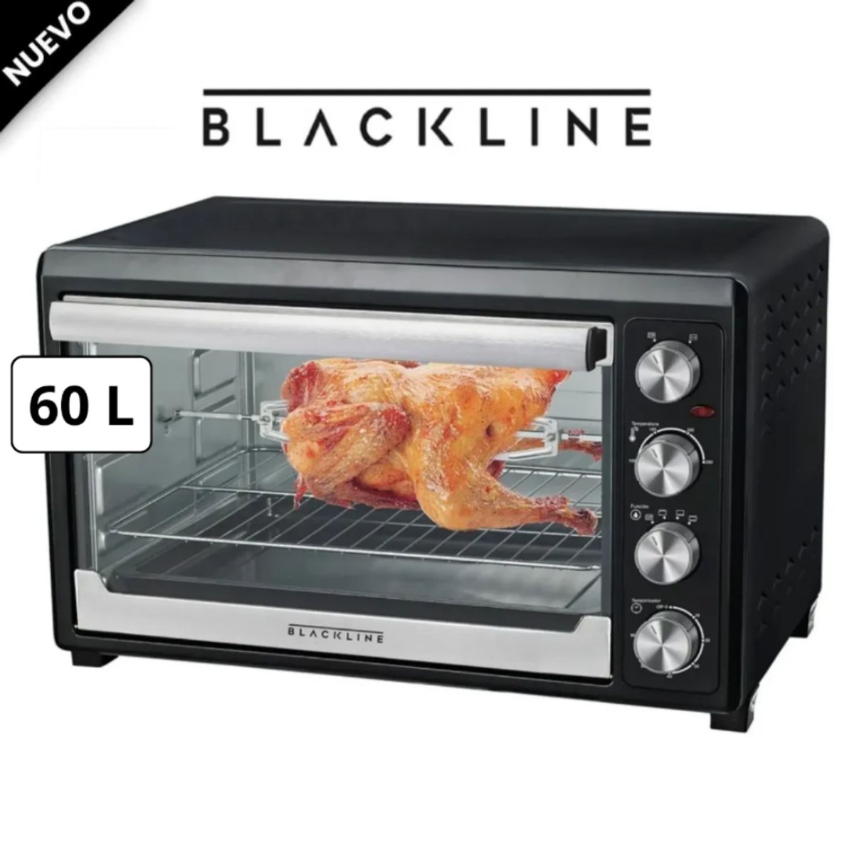 BLACKLINE - HORNO ELÉCTRICO BLACKLINE 60L GR60AR NEGRO