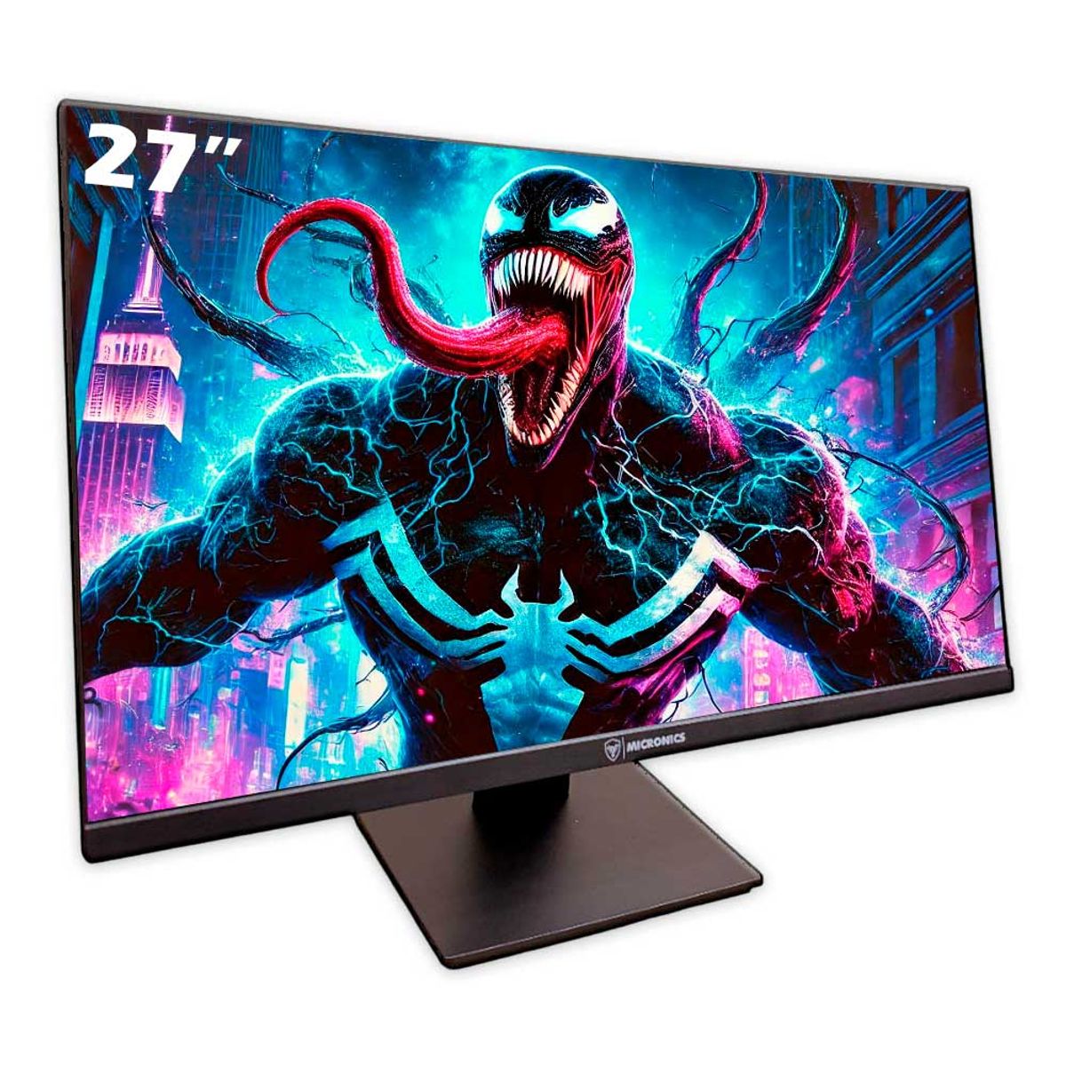 MICRONICS - Monitor Micronics Matrix GM27FQ , de 27" 2K 2560 x 1440, IPS, 120HZ, 1MS, AMD FreeSync.
